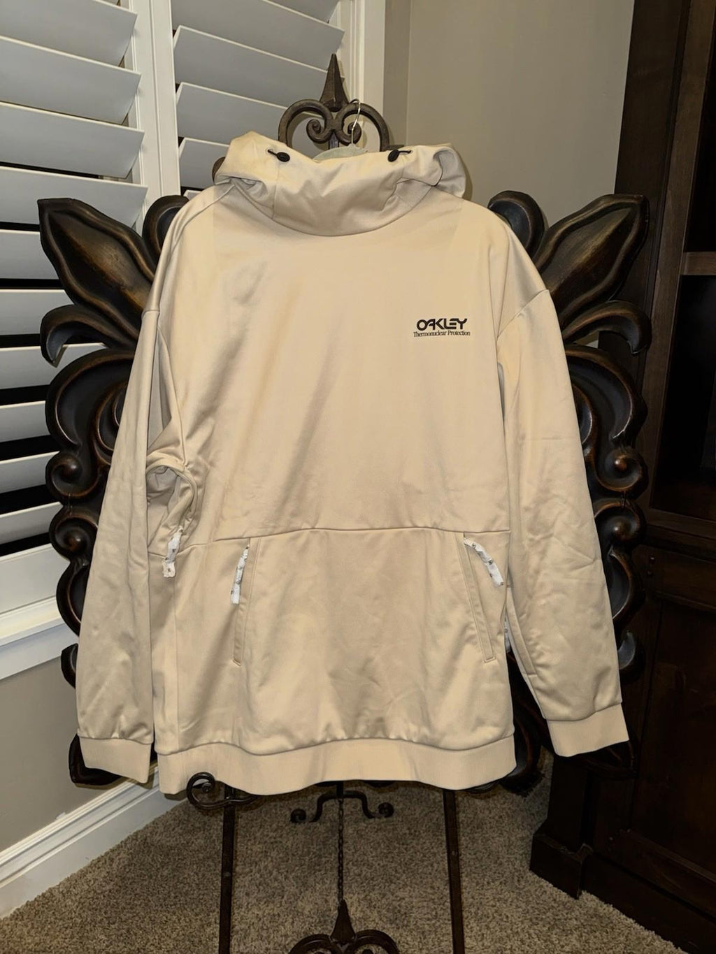 NEW Oakley Men's Park RC Softshell Hoodie IN TAN. 2XL NWT