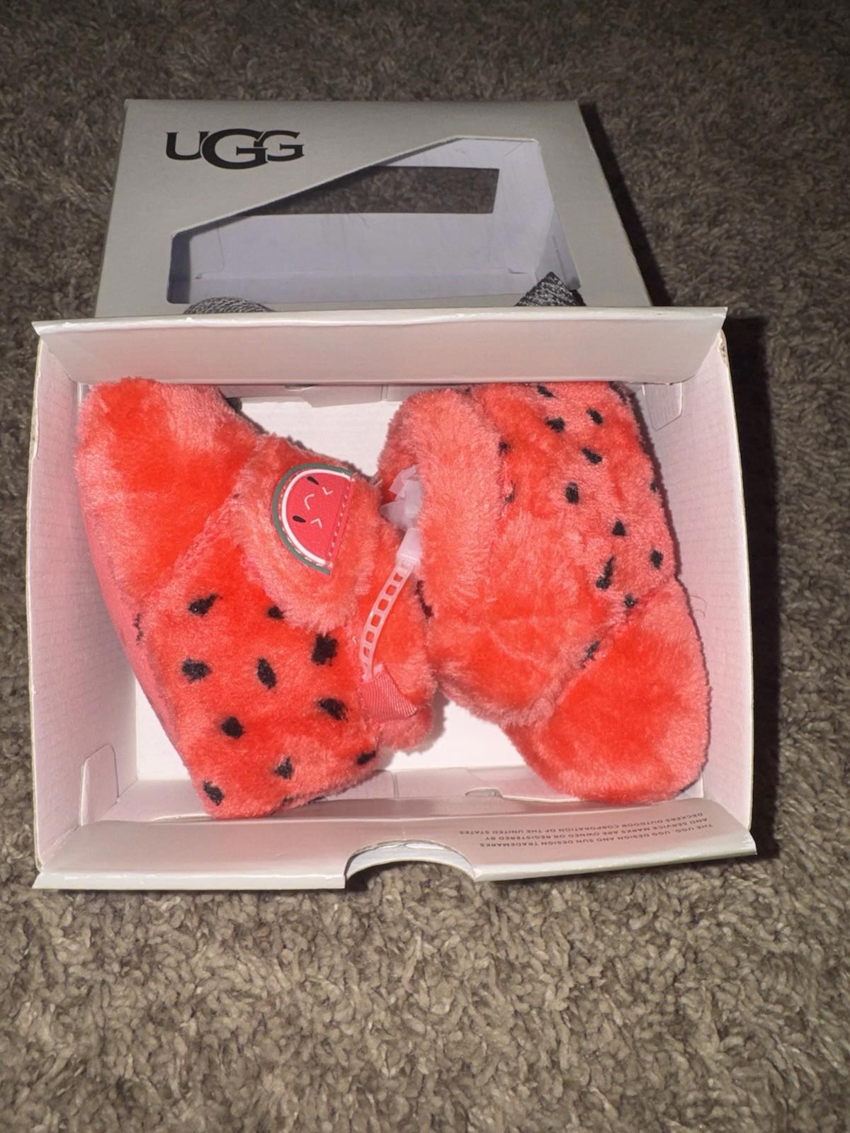 Ugg Bixbee Bootie "Watermelon" Girls' BRAND NEW Baby 0/1 NEW