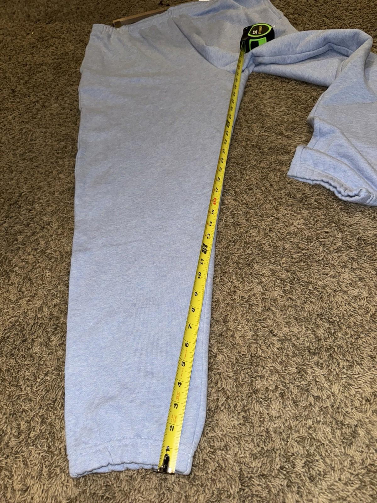 Gymshark Men's Drawstring Waist Essential Oversized Sweatpants. XXL blue NWOT