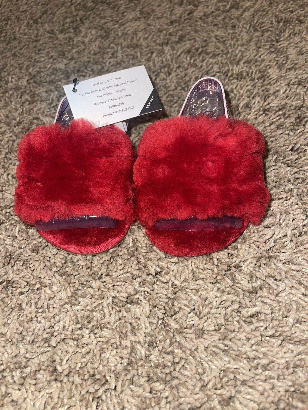 4/5 12-18 MOS UGG BIXBEE & LOVEY SAMBA RED BOOTIES & BLANKET