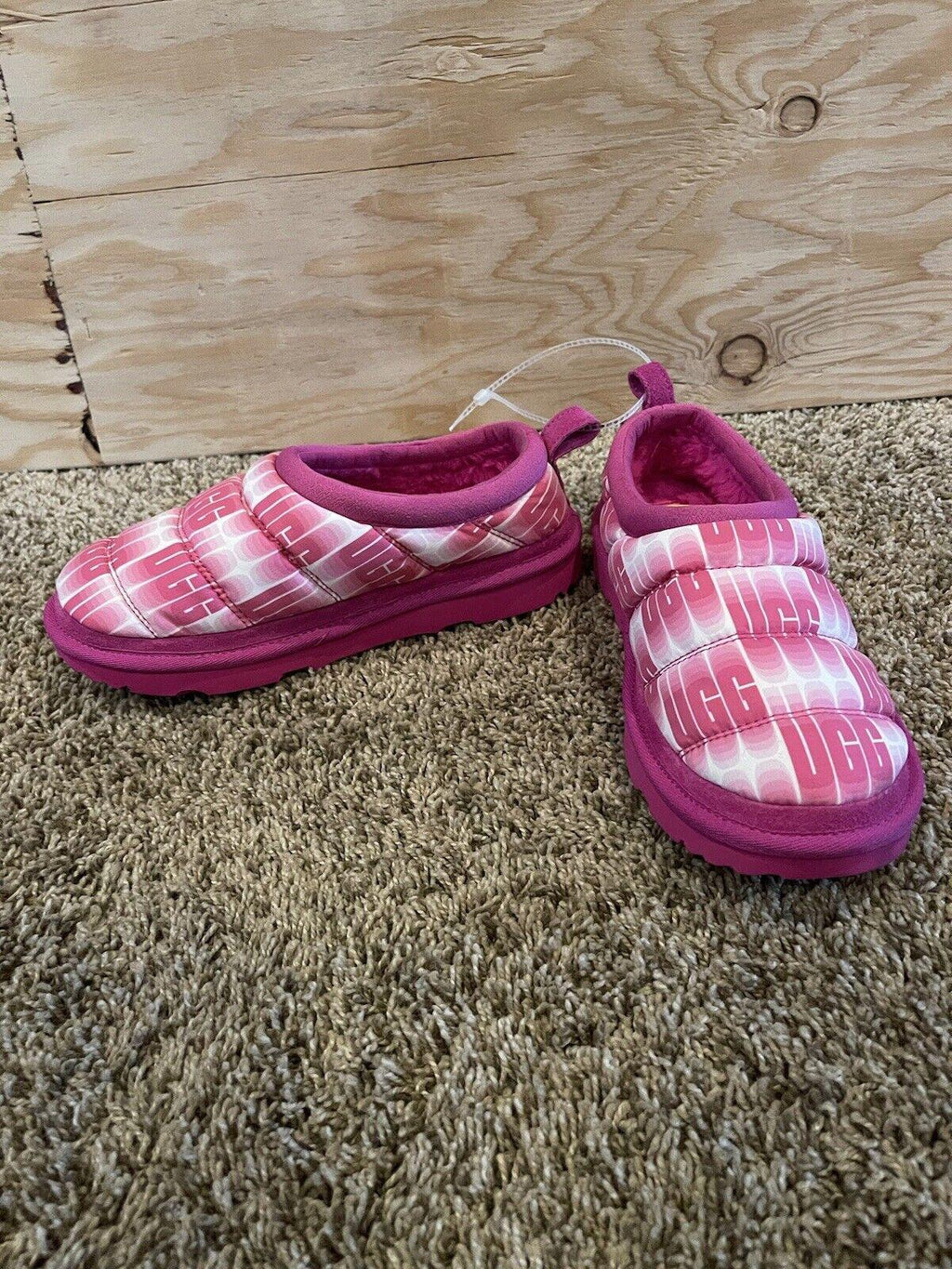 NEW Kids PINK UGG Tasman LTA Wavelength Slippers size 5