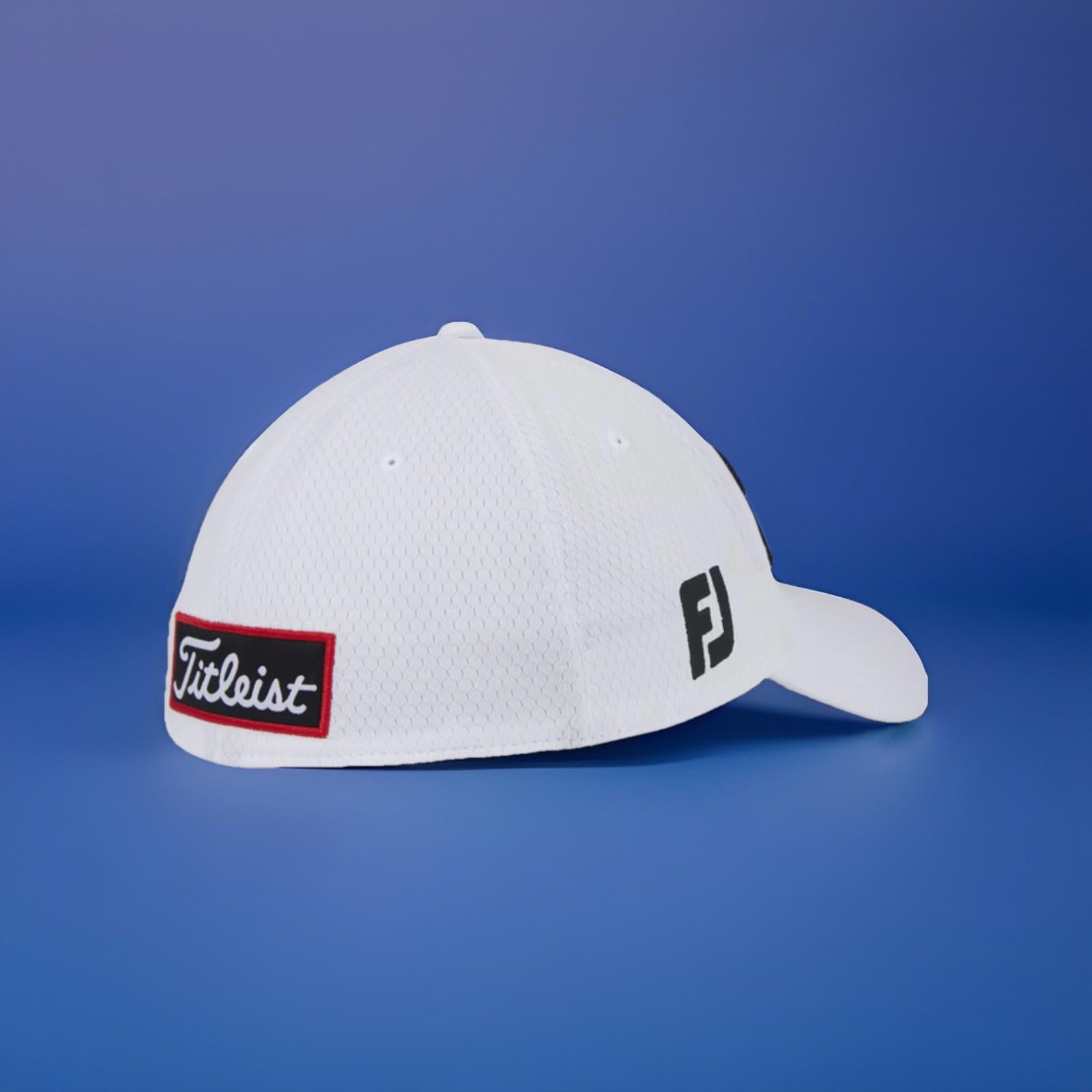 NEW! Titleist Golf Tour Elite  Hat/Cap - White with Black NWT