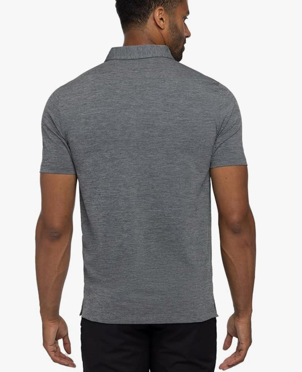 NEW Travis Mathew HEATER PRO golf polo shirt grey SMALL
