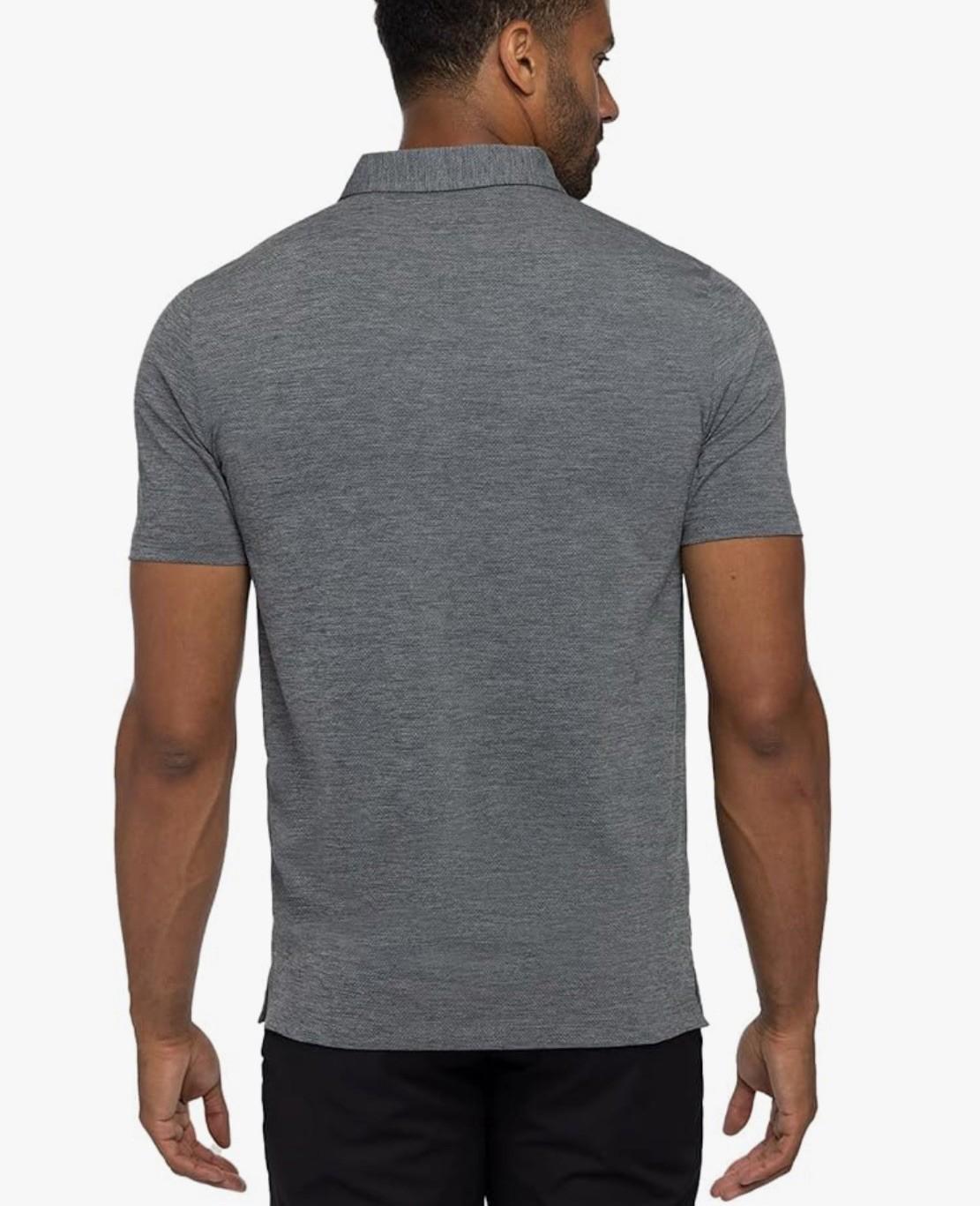 NEW Travis Mathew HEATER PRO golf polo shirt grey SMALL