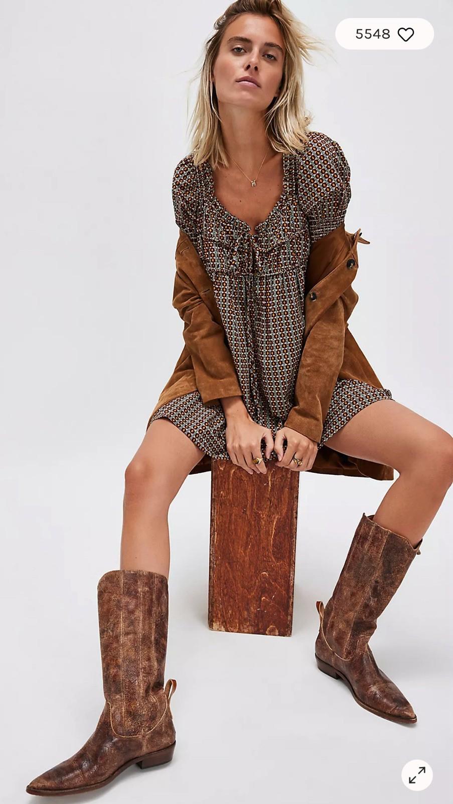 NWT Free People Star Dip Mini Dress Size  XL