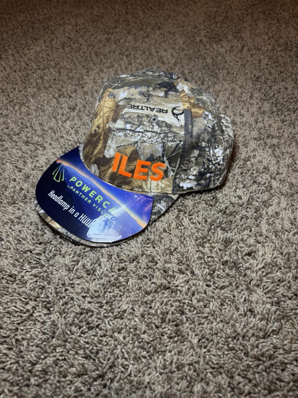 Powercap Hat Cap by Panther Vision 4 LEDs RealTree Xtra Camouflage NEW w/ Tags