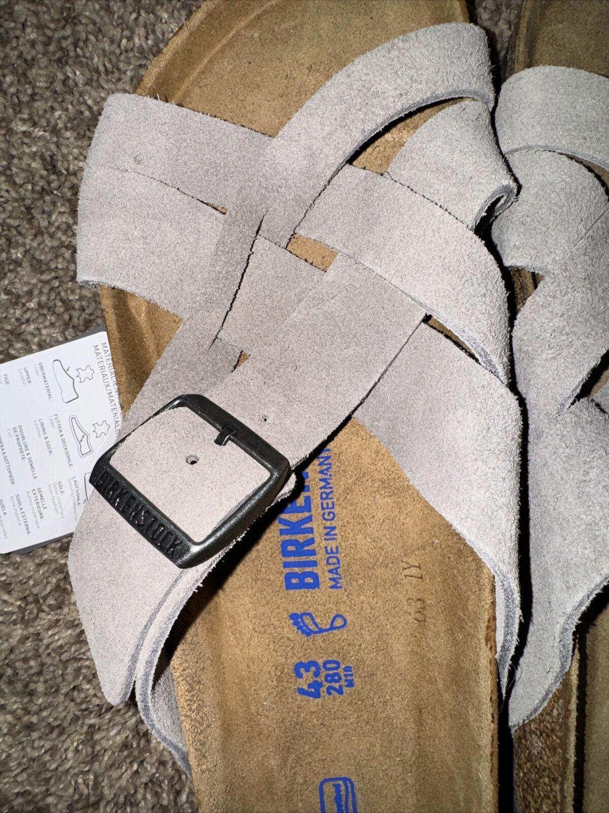 Birkenstock Lugano Stone Coin Regular Mens 10 NWOB