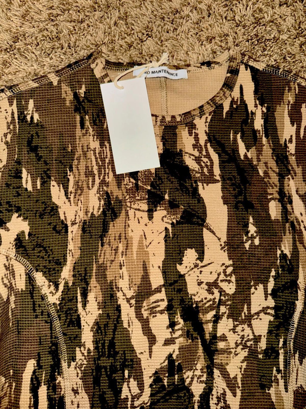 NEW No maintenance still camo overlook panel thermal SMALL NWT