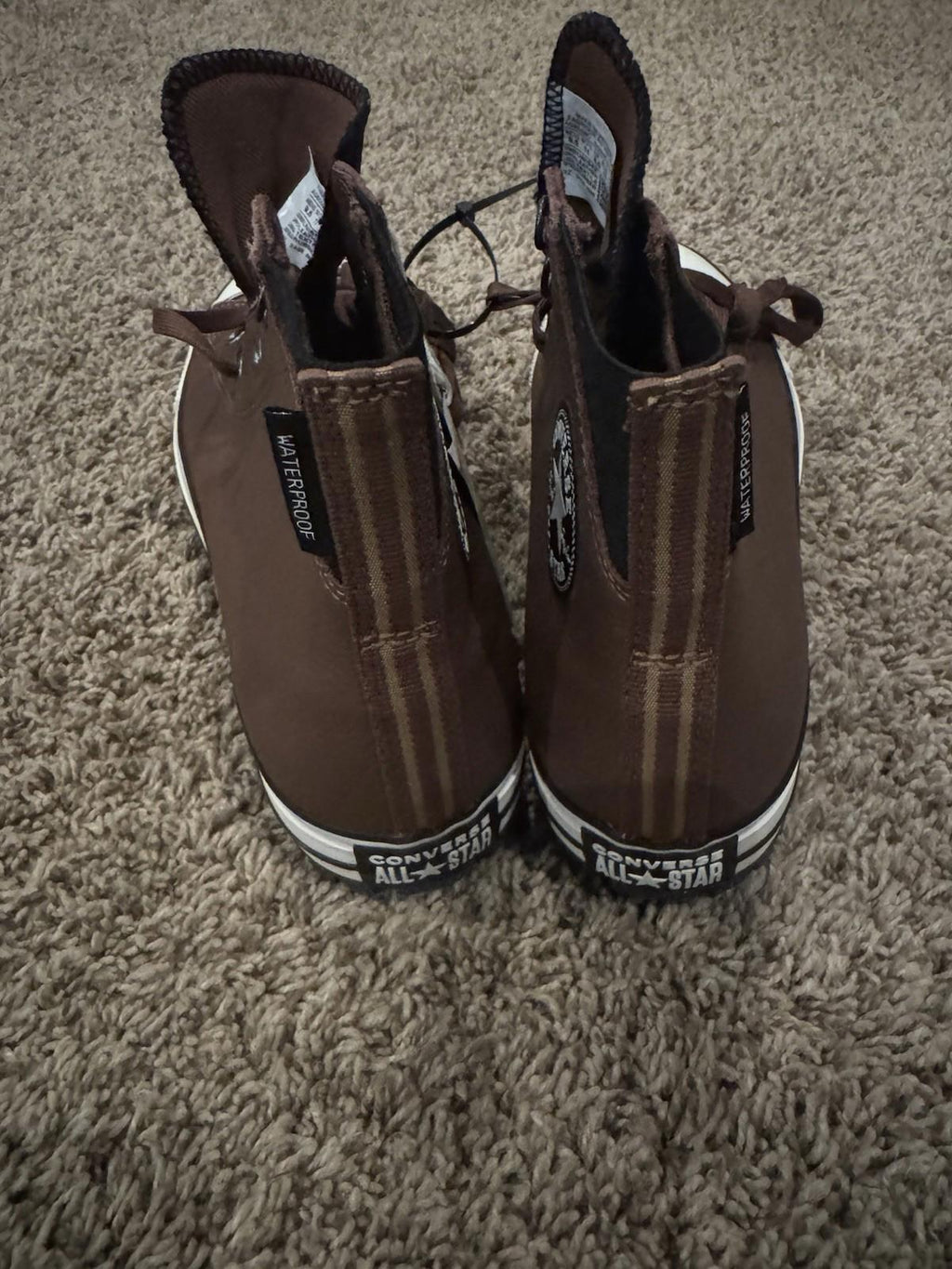 Men's Converse Chuck Taylor All Star Brown City Trek Leather Waterproof Boot New