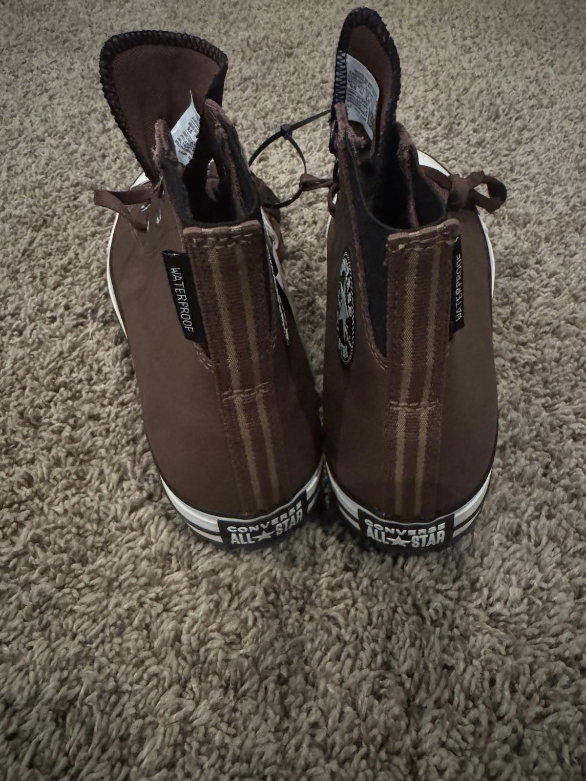 Men's Converse Chuck Taylor All Star Brown City Trek Leather Waterproof Boot New