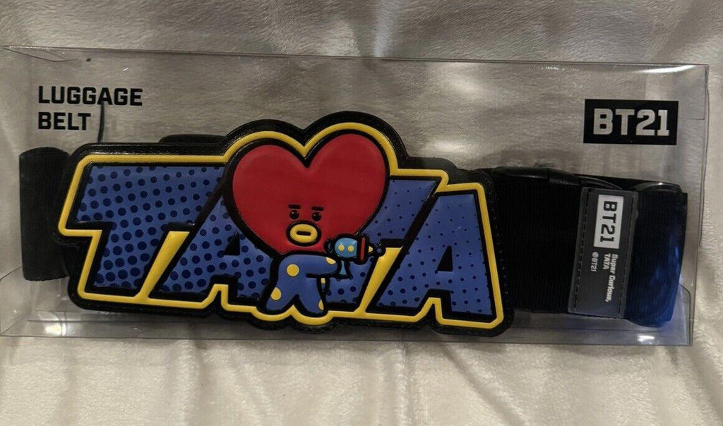BTS BT21 Tata OR Cooky Travel Luggage Strap Belt Accessory