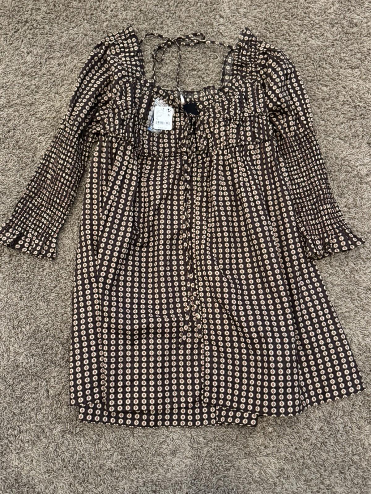 NWT Free People Star Dip Mini Dress Size  XL