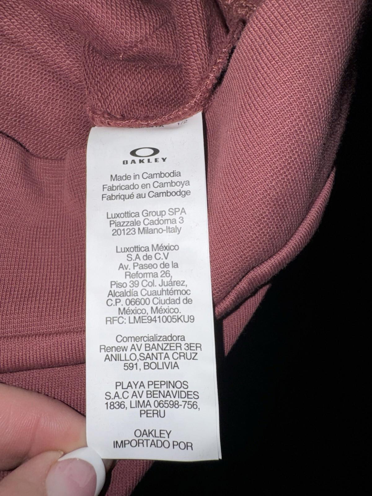 NEW! Oakley Futurescape Fossil Hoodie in rosewood XS NWT