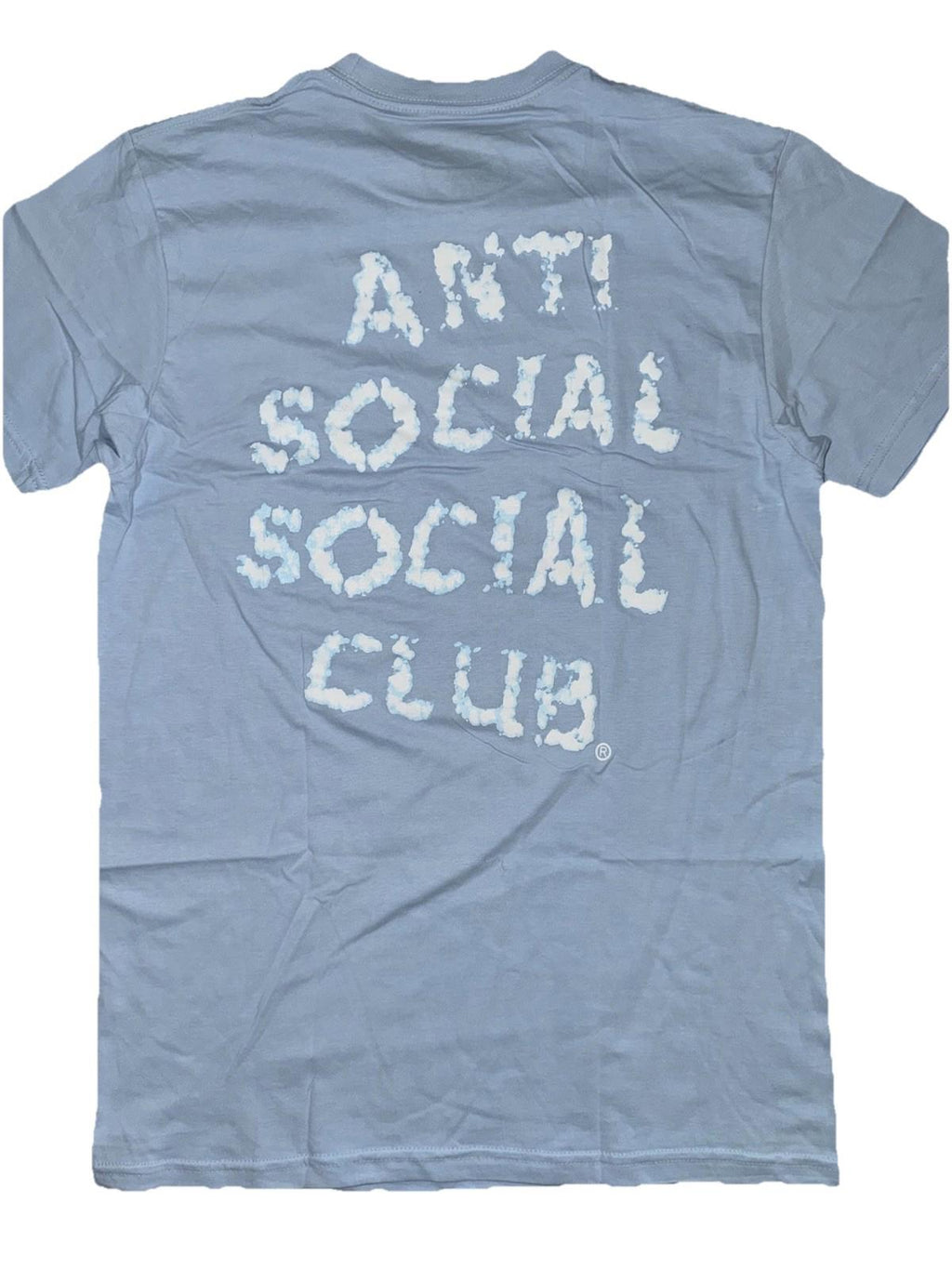 Anti Social Social Club Partly Cloudy Tagged Blue T-Shirt BRAND NEW Large