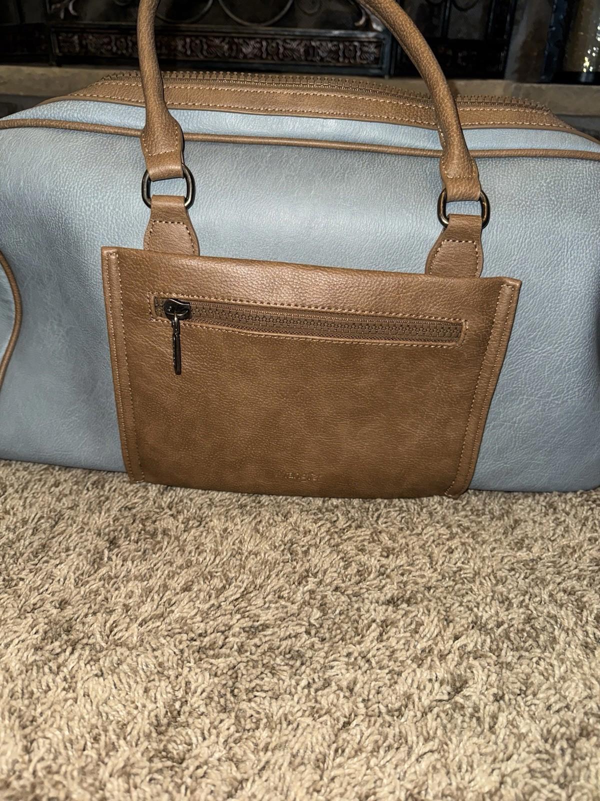 Wrangler Women's Large Duffel Bag, Overnight Travel Bag, Vintage Jeans